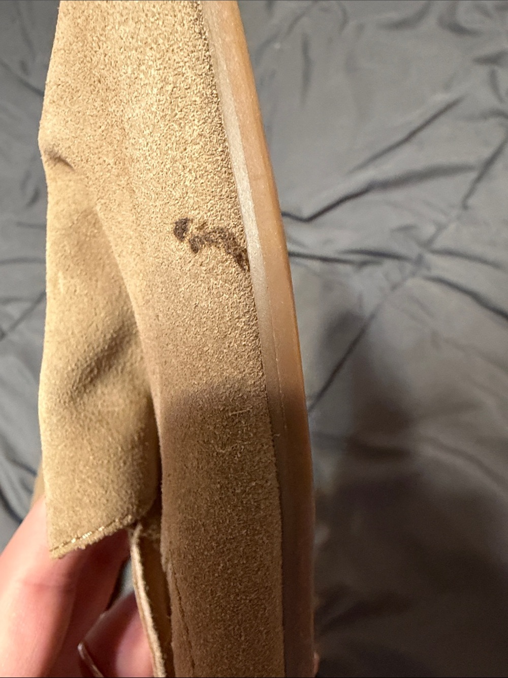 Lucky Brand Tan Suede Slip-On Flats - Picture 4 of 4